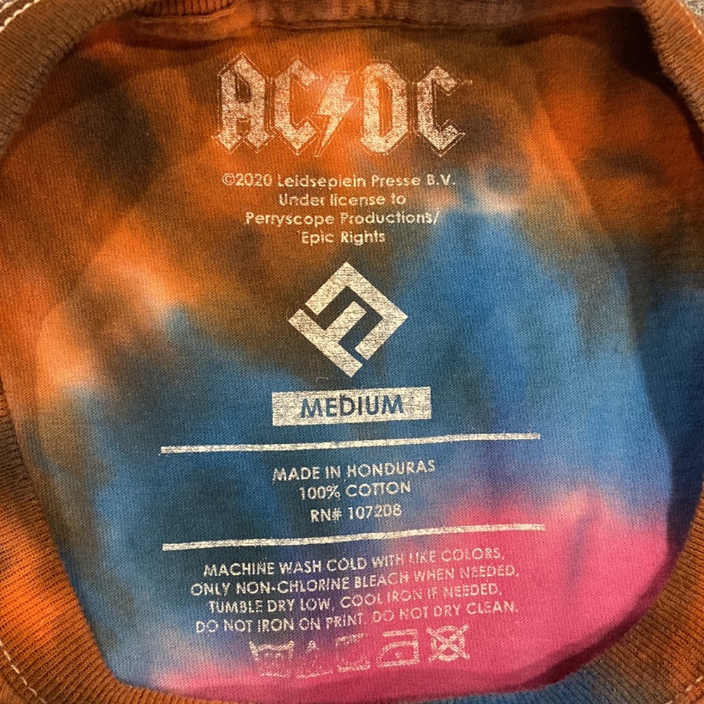 ACDC band t-shirt; size med - Picture 6 of 6